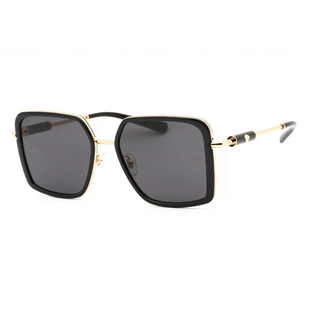 Versace VE2261 Sunglasses Black Plastic Rectangle
